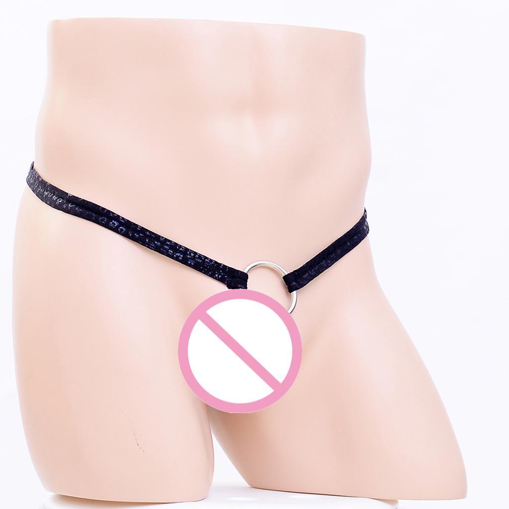 2-3pack Men Open Ring Thong Jockstraps Stretch Underwear Shorts Brief G-string