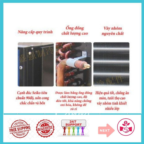 DÀN NÓNG COIL FNA 1.0/4.4 1/2 HPKÈM QUẠT 60W SỬ DỤNG TRONG ĐIỆN LẠNH VÀ CÁC THIẾT BỊ LÀM LẠNH