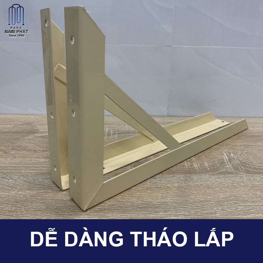 [BÁN THEO CÁI] Giá Đỡ chịu lực chữ L, eke, giá để kệ Nam Phát 20cm 30cm dày 2 li