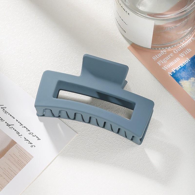 Kẹp tóc nhựa acrylic hình chữ nhật xinh xắn thời trang phong cách Hàn Quốc
