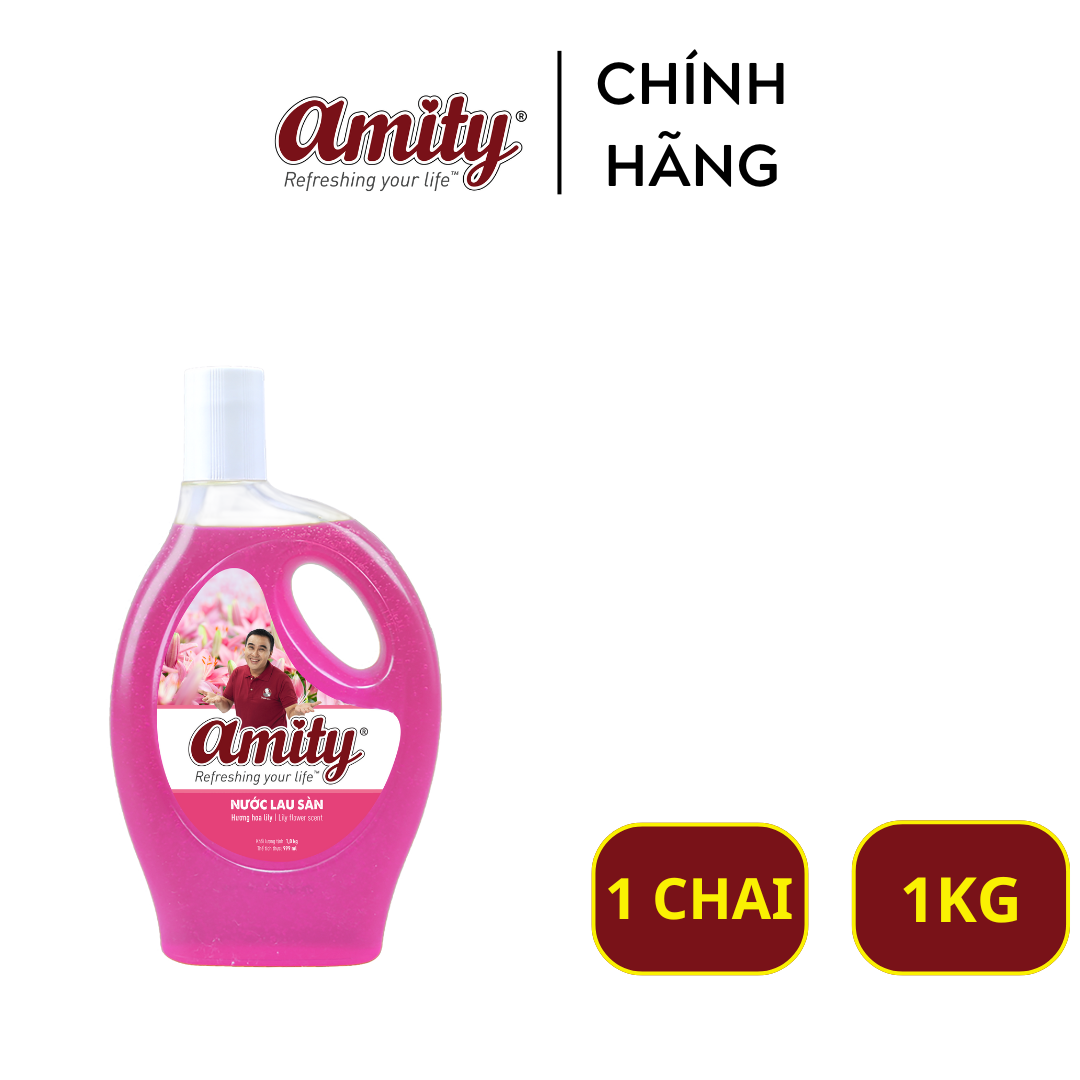 Nước Lau Sàn Amity Chai 1kg Làm Sạch - Hiệu Quả Cao