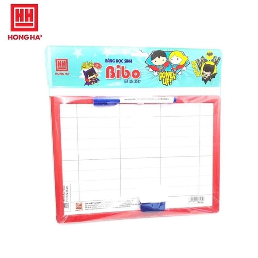 Bảng học sinh 2 mặt Friendly dùng bút và phấn Hồng Hà 3289 / 3347