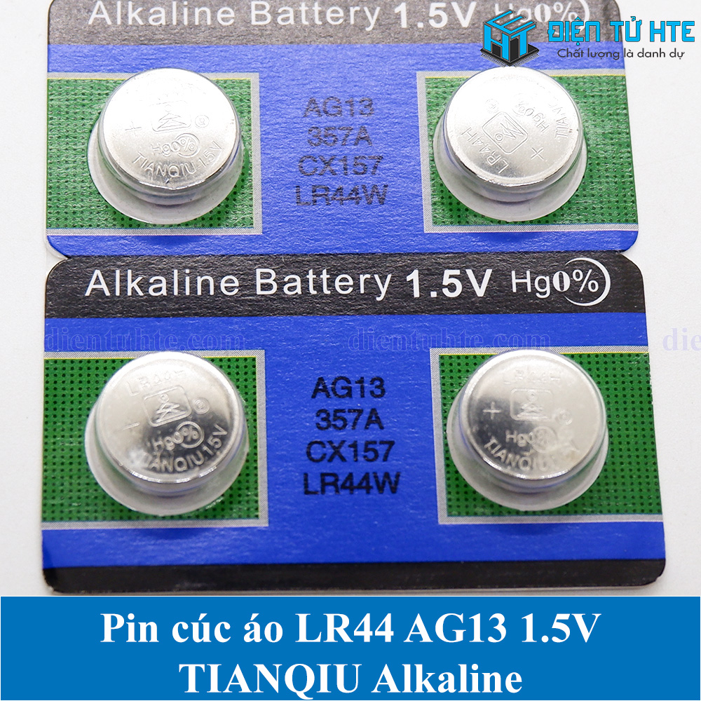Combo 4 viên Pin cúc áo AG13 LR44 357A 1.55V