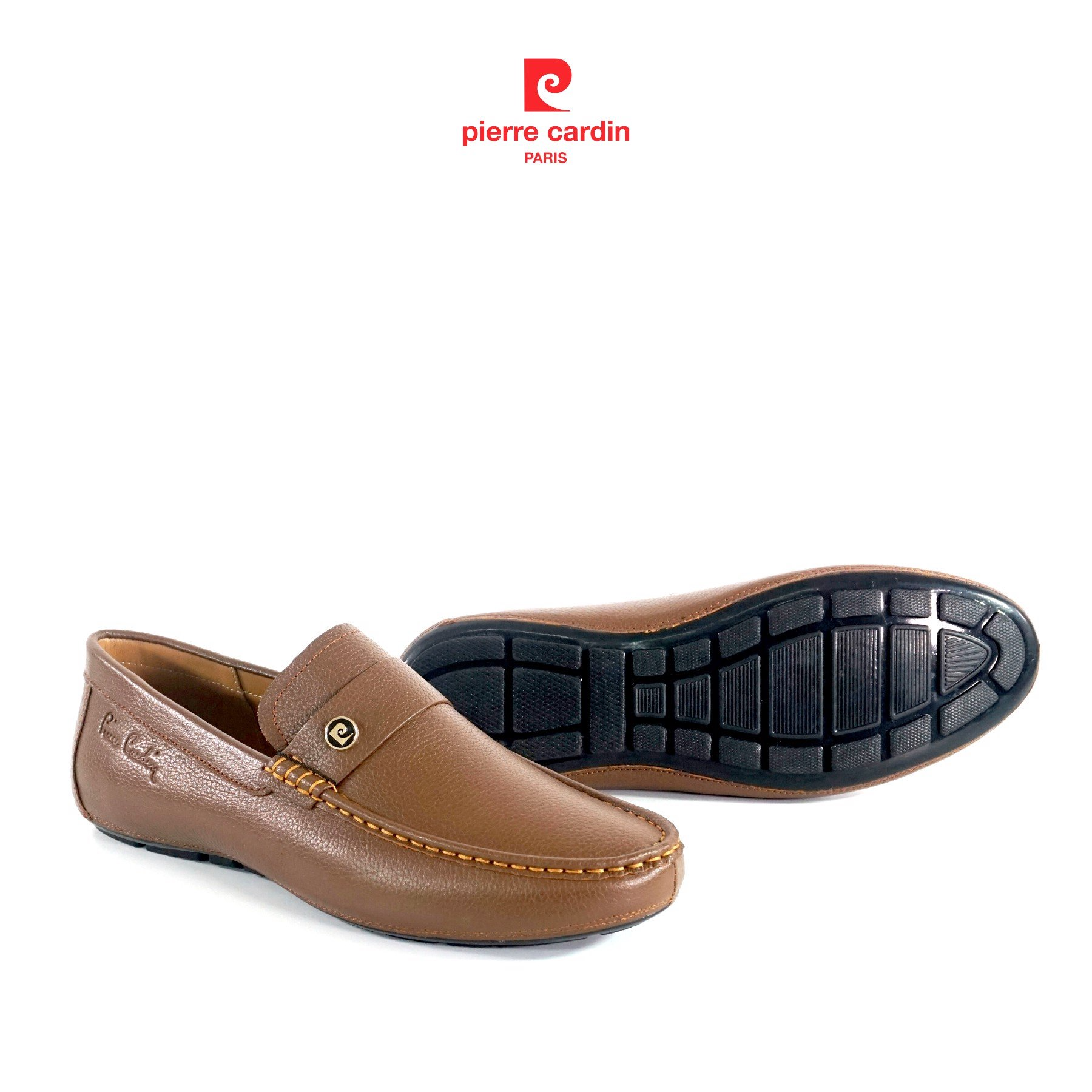 Giày lười nam da bò cao cấp Pierre Cardin, thiết kế cổ điển, đa dạng màu sắc PCMFWL 769