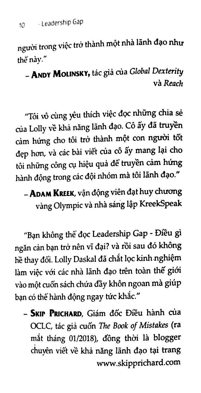 Sách The Leadership Gap