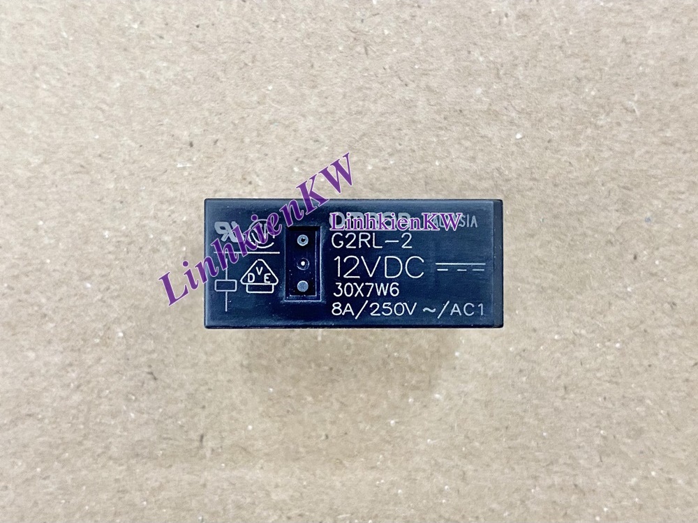 Rơ le G2RL-2 12VDC 2 tiếp điểm 8A 250VAC mới chính gốc