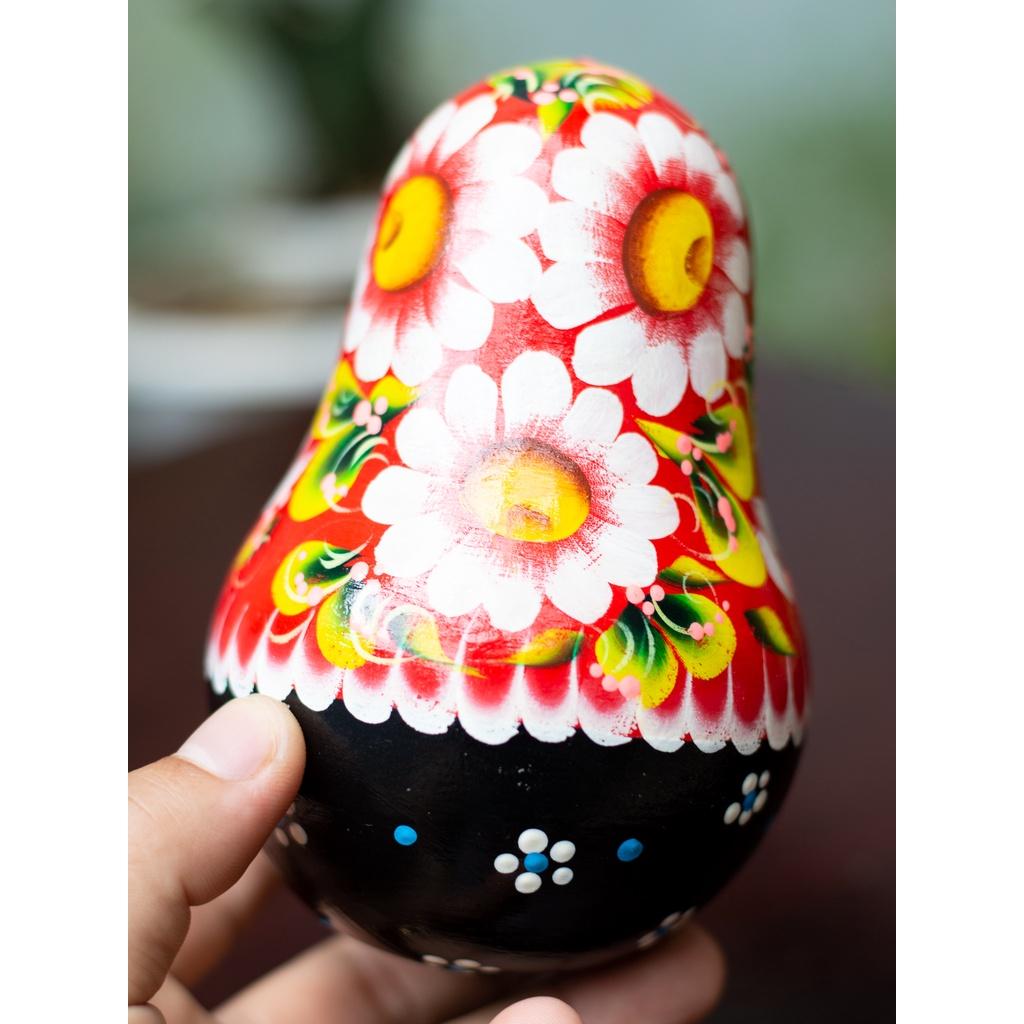 LẬT ĐẬT NGA 16CM "CÔ BÉ MỜI TRÀ" RẤT ĐỘC ĐÁO VÀ DỄ THƯƠNG QUÀ LƯU NIỆM ĐẸP VÀ ĐỘC ĐÁO