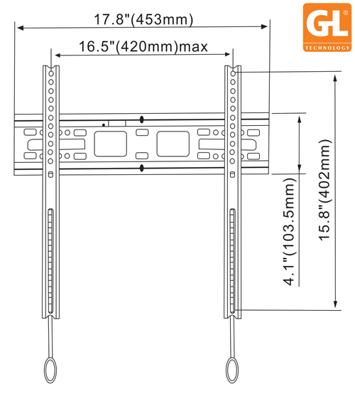 Giá Treo Tivi Nhập Khẩu NB D2-FG (32" - 60") – Hàng Chính Hãng