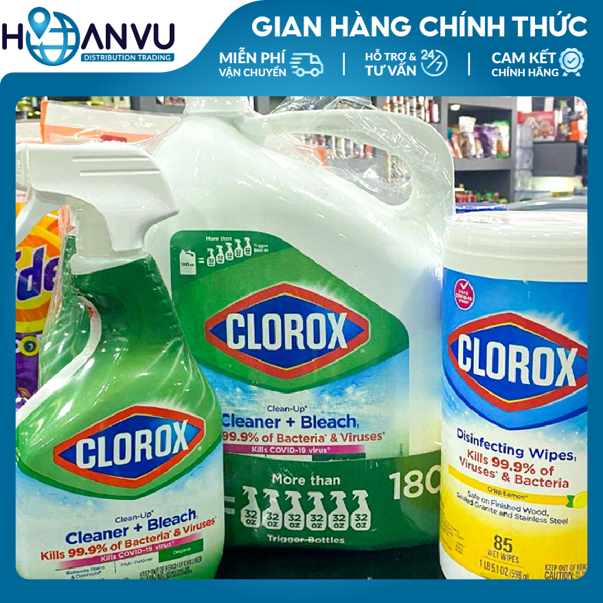 Nước Tẩy Rửa Diệt Khuẩn Clorox Clean &amp; Bleach (5.32L)