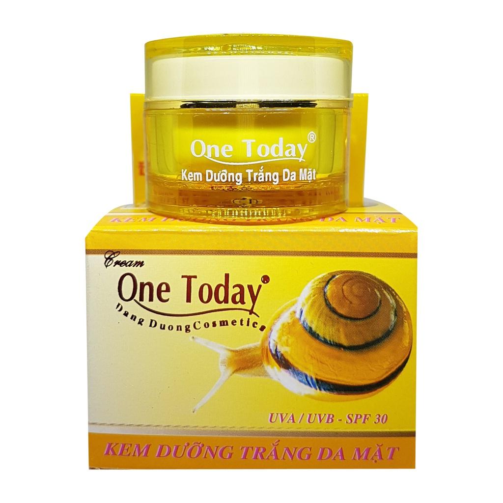 KEM DƯỠNG TRẮNG DA MẶT ONE TODAY 9G + TẶNG SỮA RỬA MẶT ONE TODAY