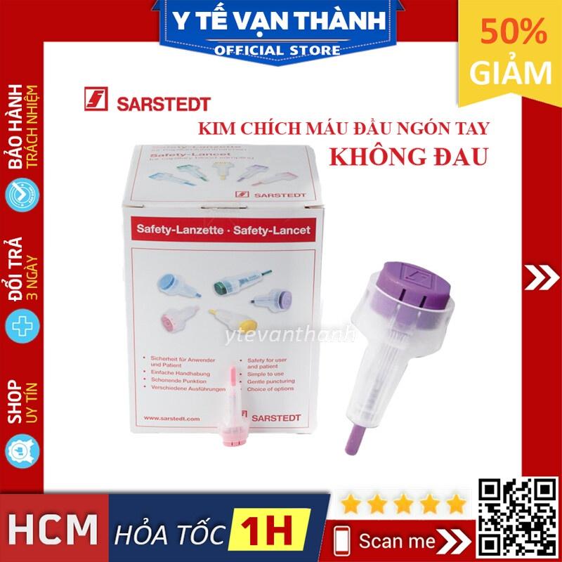 Kim Chích Máu Đầu Ngón Tay Không Đau Sarstedt – Đức | Dùng 1 lần -VT0880