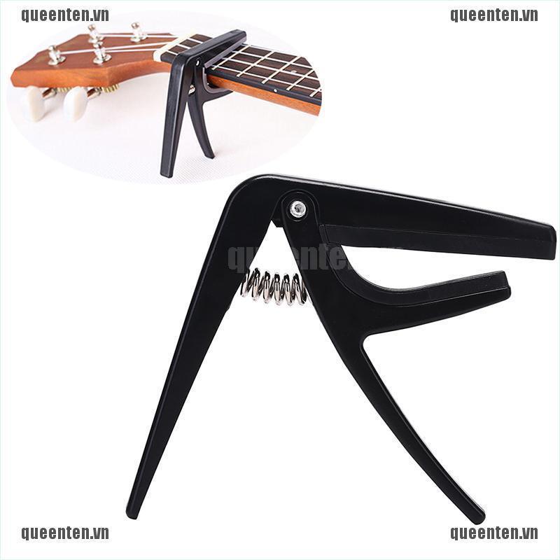 Professional Ukulele Capo Single-handed Quick Change Plastic Steel Accessories QUVN