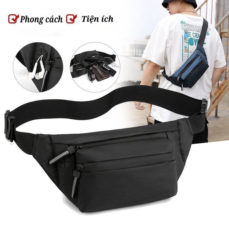 Túi Đeo Chéo Nam Nữ Unisex Thời Trang Siêu Nhẹ Chống Nước - Dru TC006 - Hàng Chính Hãng