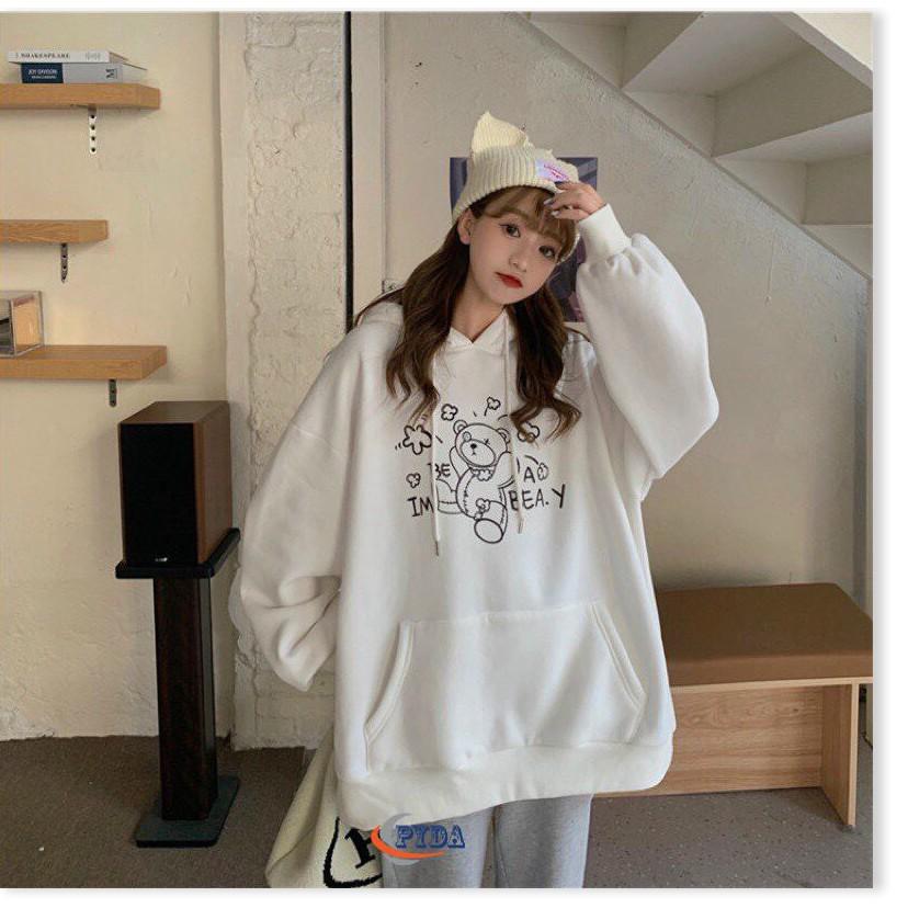 ÁO KHOÁC HOODIES NỮ FROM RỘNG