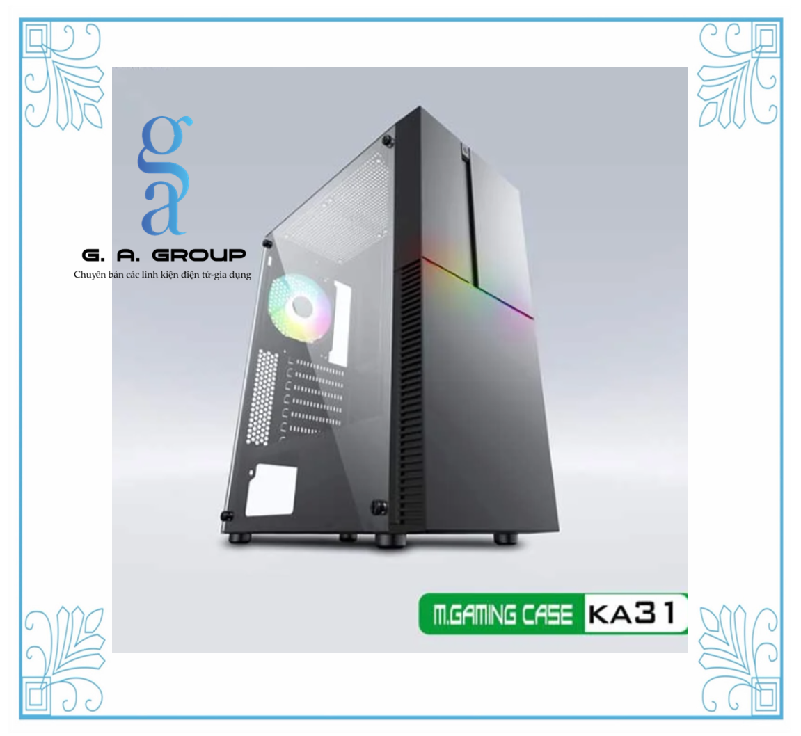 Case KA31 LED RGB Đen