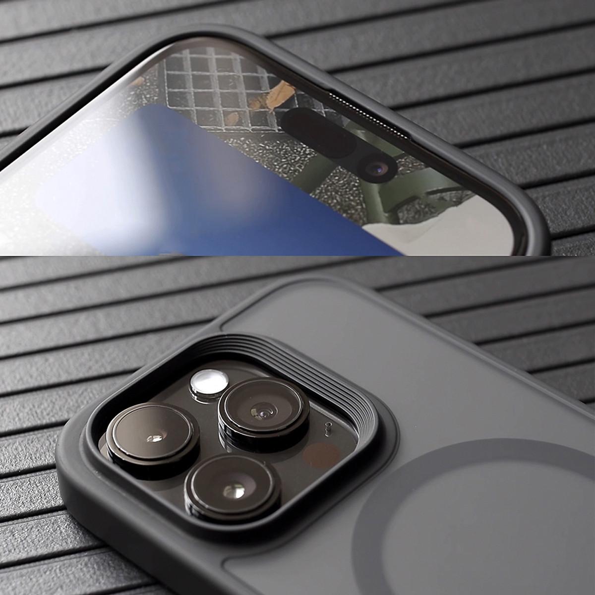 Ốp lưng nhám chống vân tay cho iPhone 15 Pro Max / 15pro, ốp chống sốc Likgus có sạc nam châm từ tính – hàng chính hãng