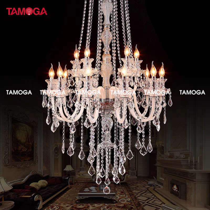 Đèn thả thông tầng TAMOGA KIAS 3698 đường kính 1200mm dài 2m, 24 tay.