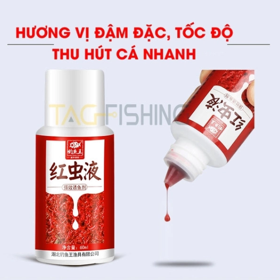 tinh mùi , tinh chất, hương liệu vua câu hồng trùng , hương liệu câu cá  tagfishing