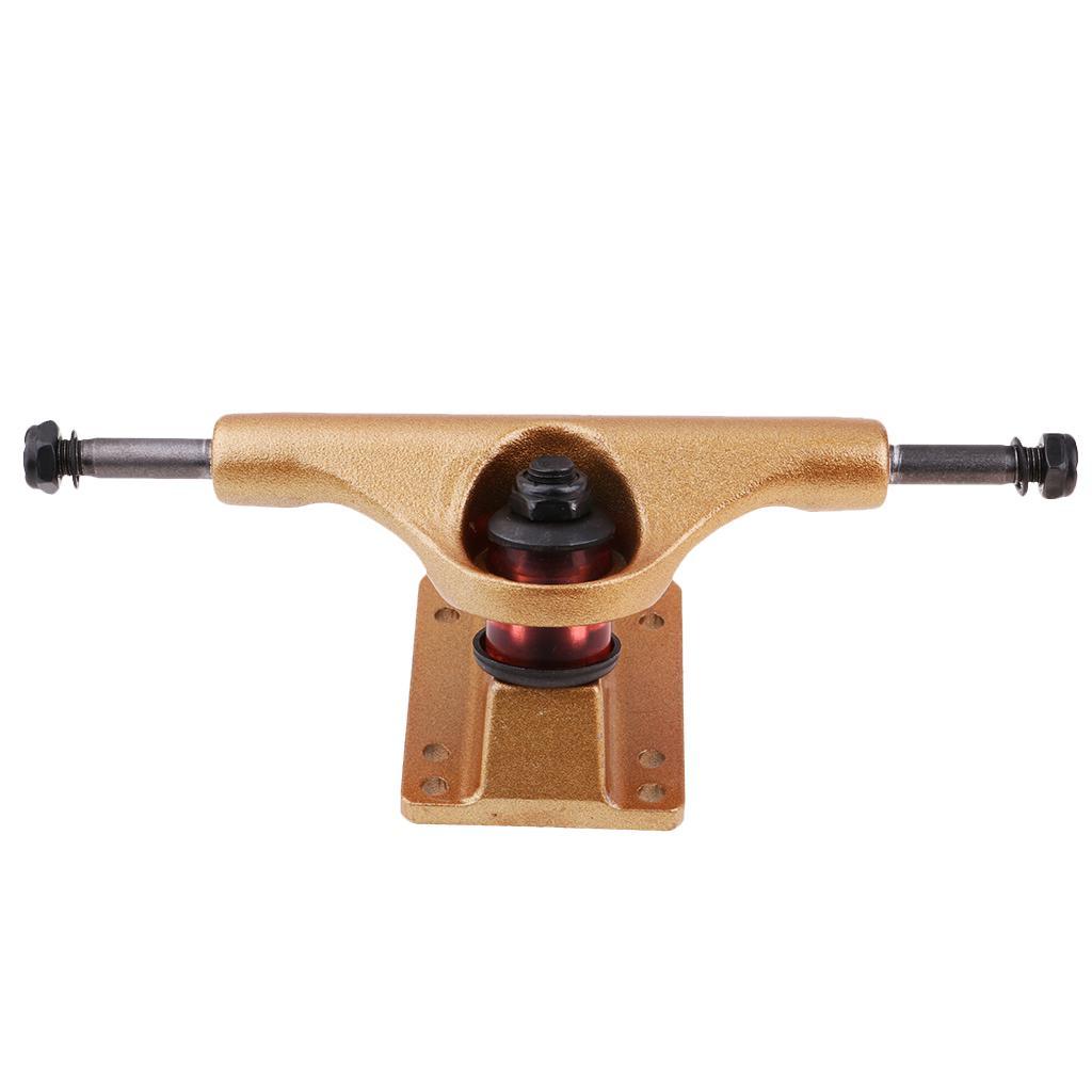 5 inch Aluminium Alloy Longboard Skateboard Trucks Impact Resistance