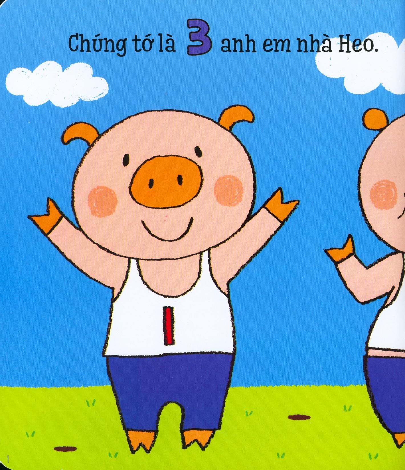 Ehon Kĩ Năng Sống Cho Bé - Heo Con Tập Thể Dục (Dành Cho Bé 0-6 Tuổi) (Tái Bản 2023)