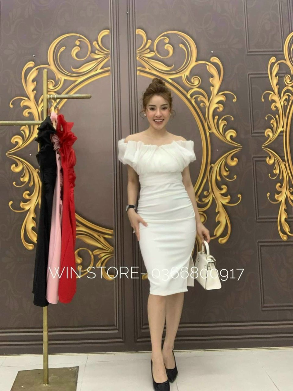 ĐẦM NHÚN NGỰC XẾP LY   MÀU Y HÌNH