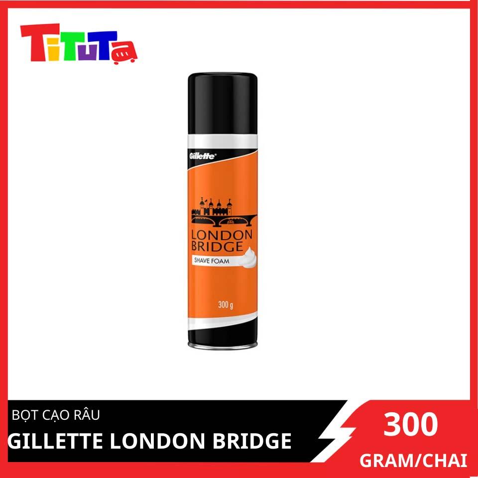 Bọt Cạo Râu GILLETTE London Bridge Chai 300g