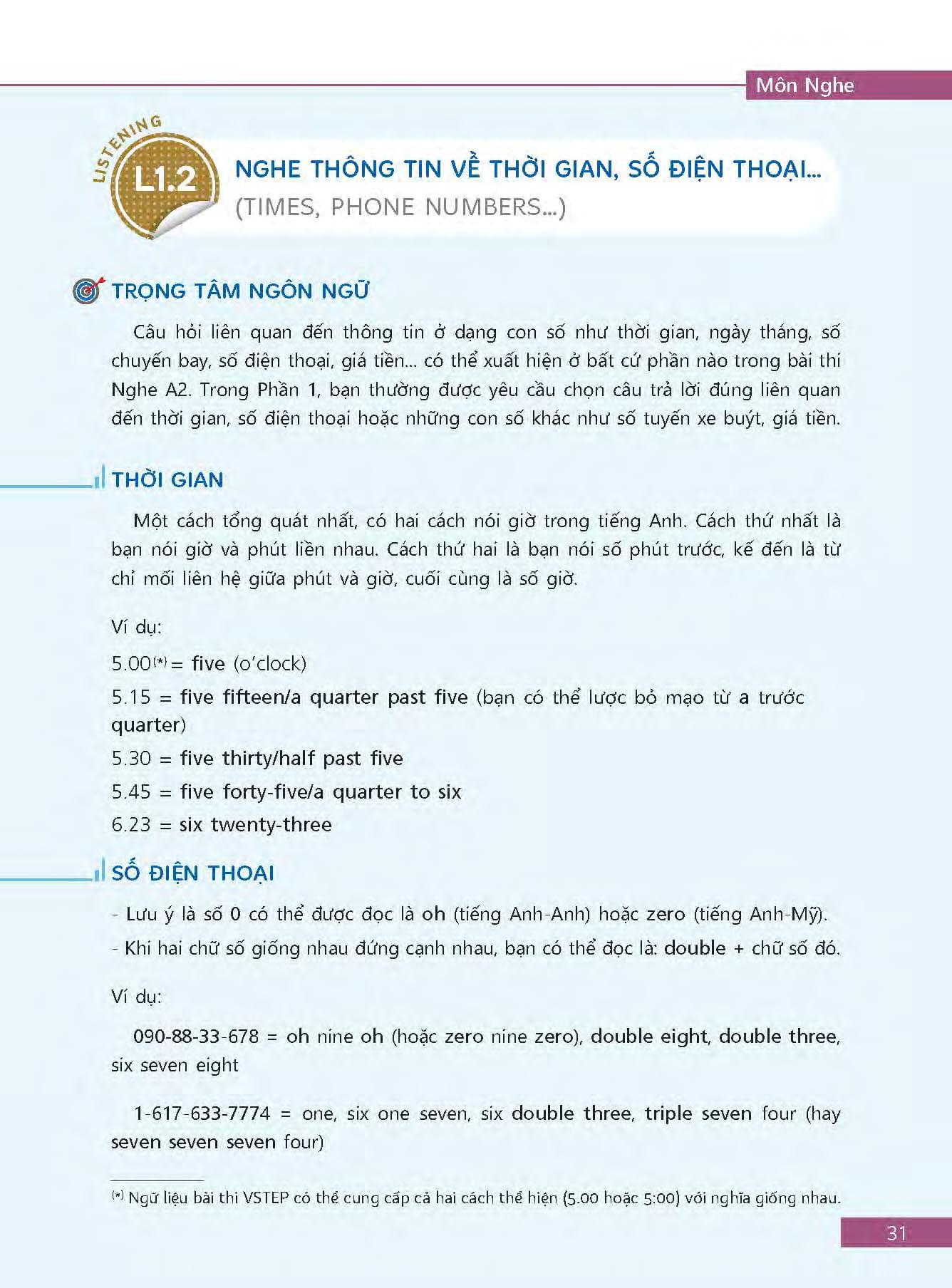 Sách Tài Liệu Luyện Thi Tổng Hợp VSTEP Bậc 2 (A2) - Khung Năng Lực Ngoại Ngữ Sáu Bậc Dùng Cho Việt Nam