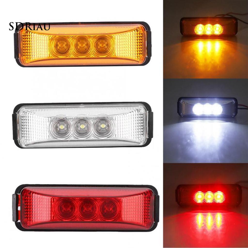 STURDY Đèn 3 Bóng Led 3 Màu Gắn Hông Xe Tải
