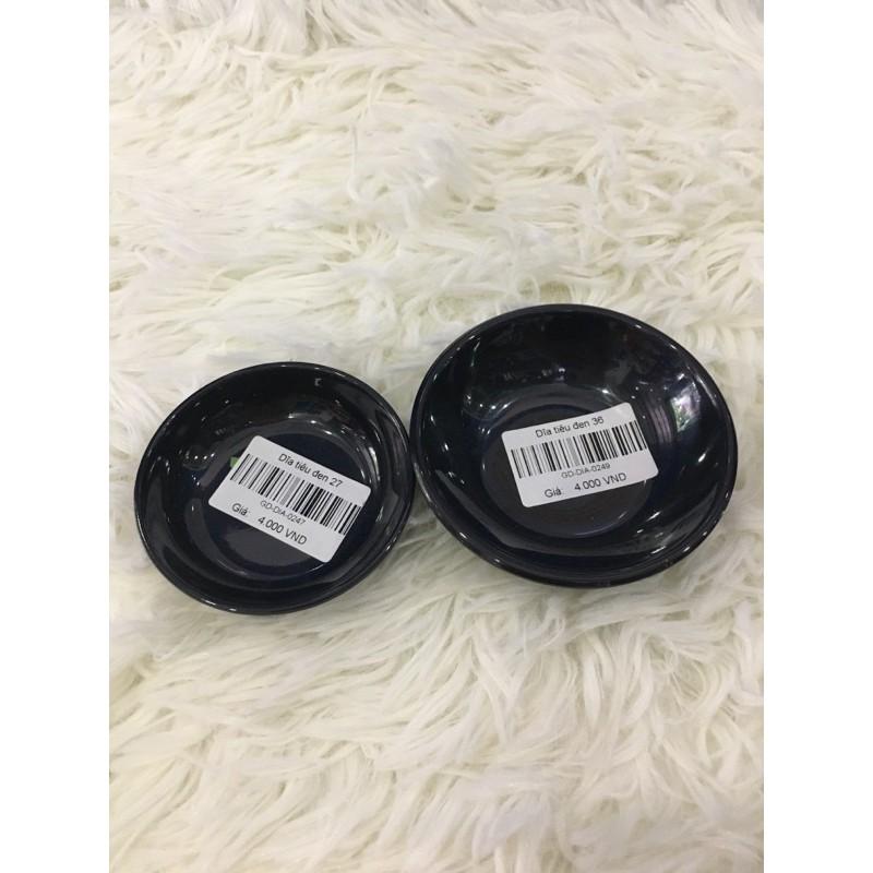 Chén nhựa đen 27, 36