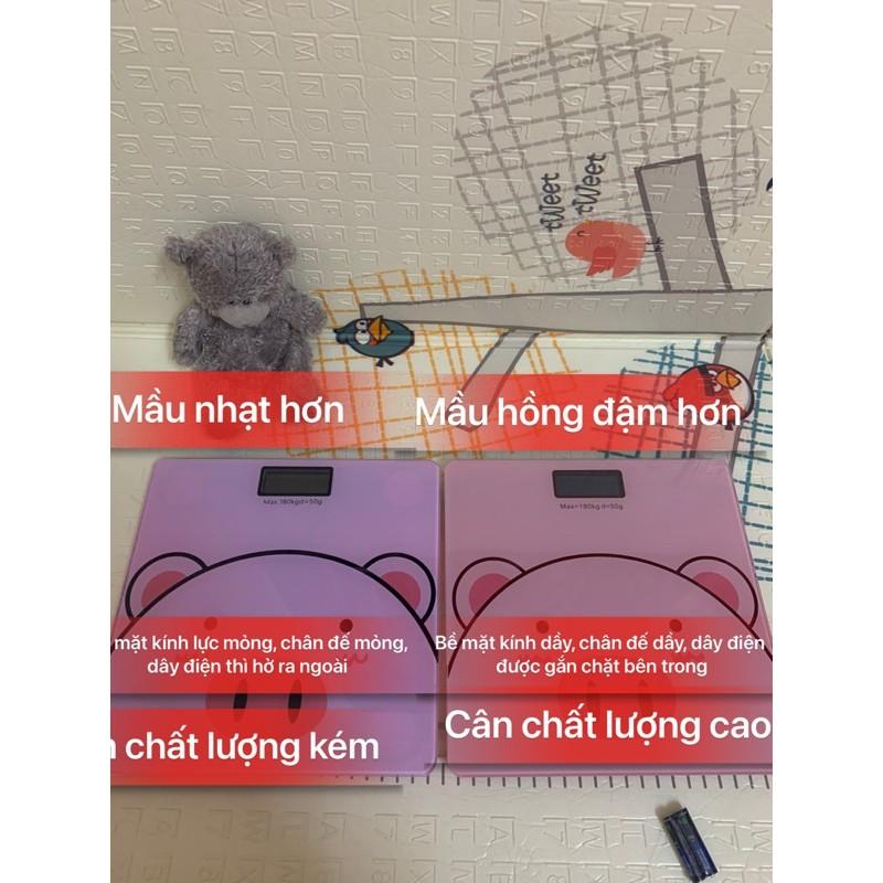 CÂN ĐIỆN TỬ SỨC KHỎE HÌNH CHÚ LỢN HỒNG KUTE