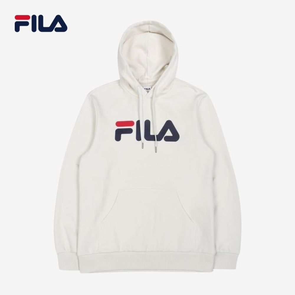 Áo thun hoodie tay dài có nón unisex Fila Basic Linea - FS2POB3102X