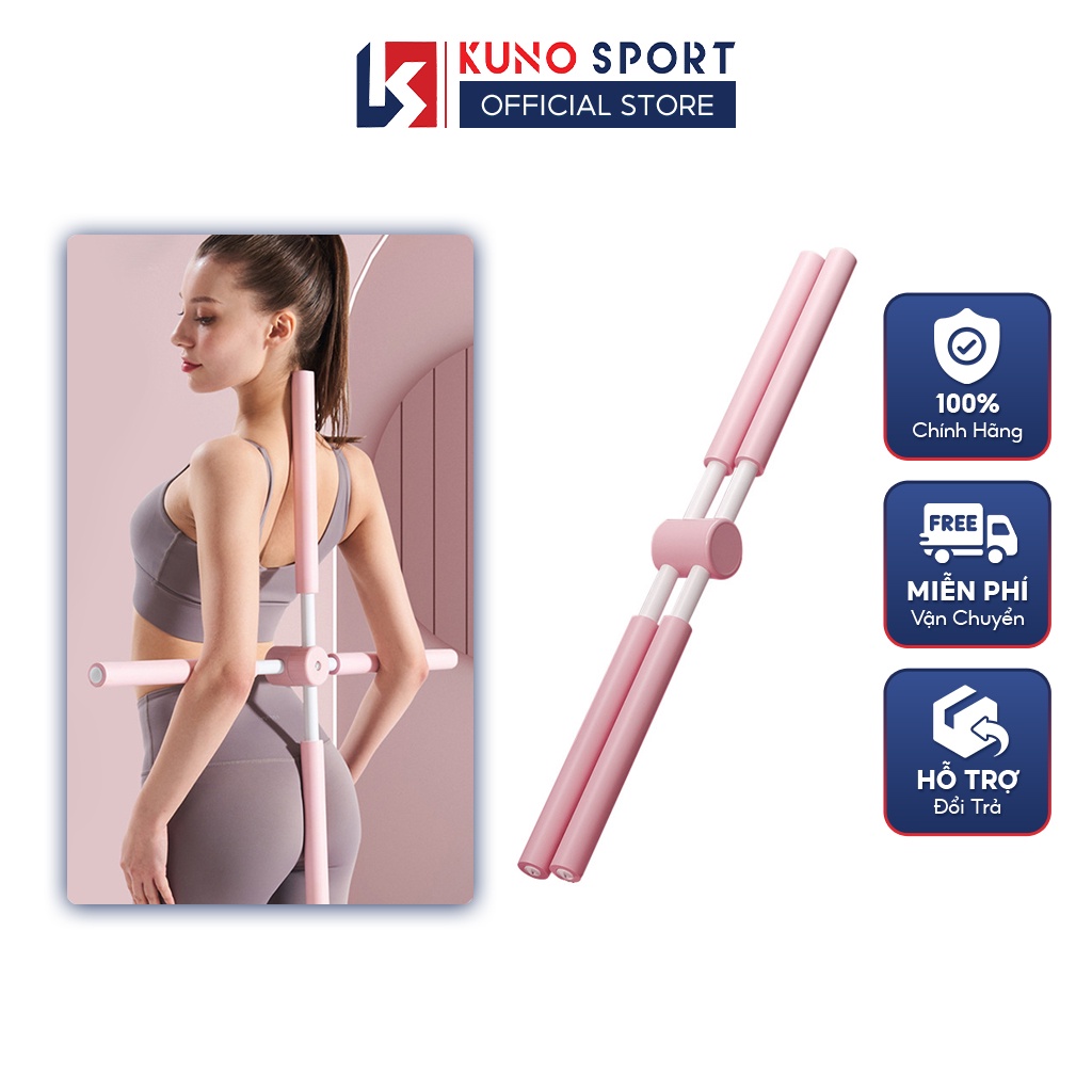 Gậy Tập Yoga KUNO SPORT Chống Gù Lưng Điều Chỉnh Vai, Lưng Chống Gù Cải Thiện Lưng Gù Tại Nhà