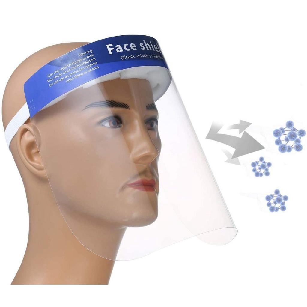 Kính Chống Giọt Bắn,Tấm Chắn Face Shield Mặt Nạ Bảo Hộ, Người Lớn Trẻ Em Đeo Đều Vừa