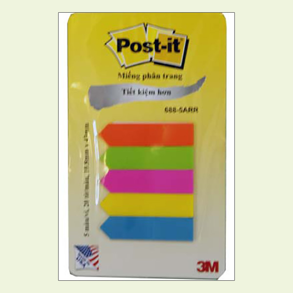 Bộ 2 Giấy Phân Trang 3M Post-It 688-5ARR