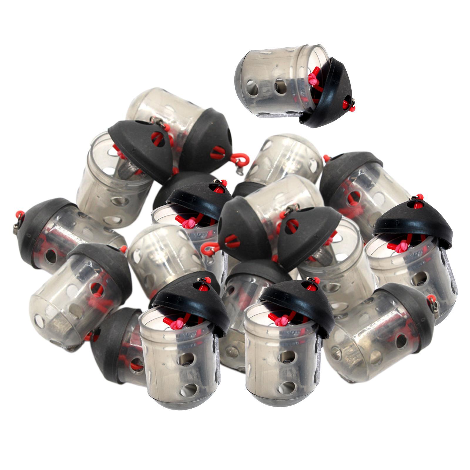 20x Fishing  Feeder Holder Ground  Cage Inline Method