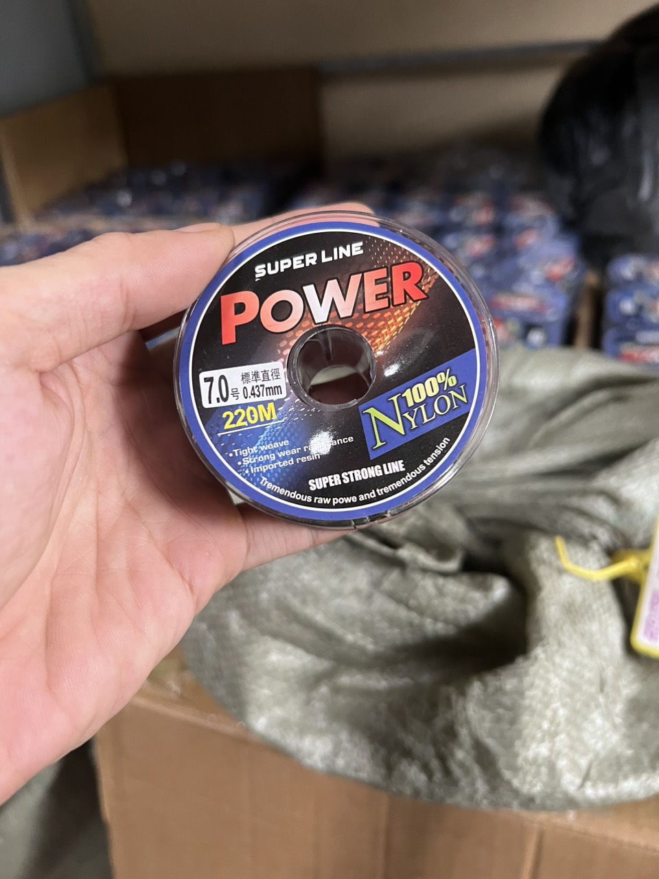 Cước câu cá Nhật Bản tàng hình dây câu cá 100% Nylon Super power tải cá tốt dùng làm dây trục câu cá