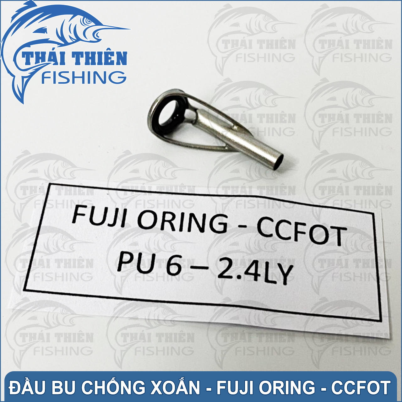 Đầu Bu Fuji Oring CCFOT Chống Xoắn Cao Cấp Dùng Cho Cần Câu Lure, Cần Máy Câu Ngâm