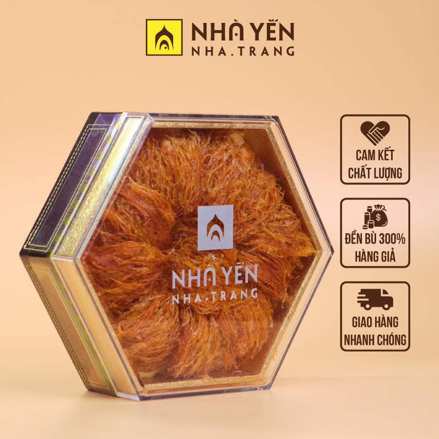 Tổ Yến Huyết Tinh Chế - Hộp 100 Gram - Tổ Yến Sào Tinh Chế - Yến Tinh Chế - Nhà Yến Nha Trang - Đặc Sản Nha Trang - Yến Sào Chất Lượng