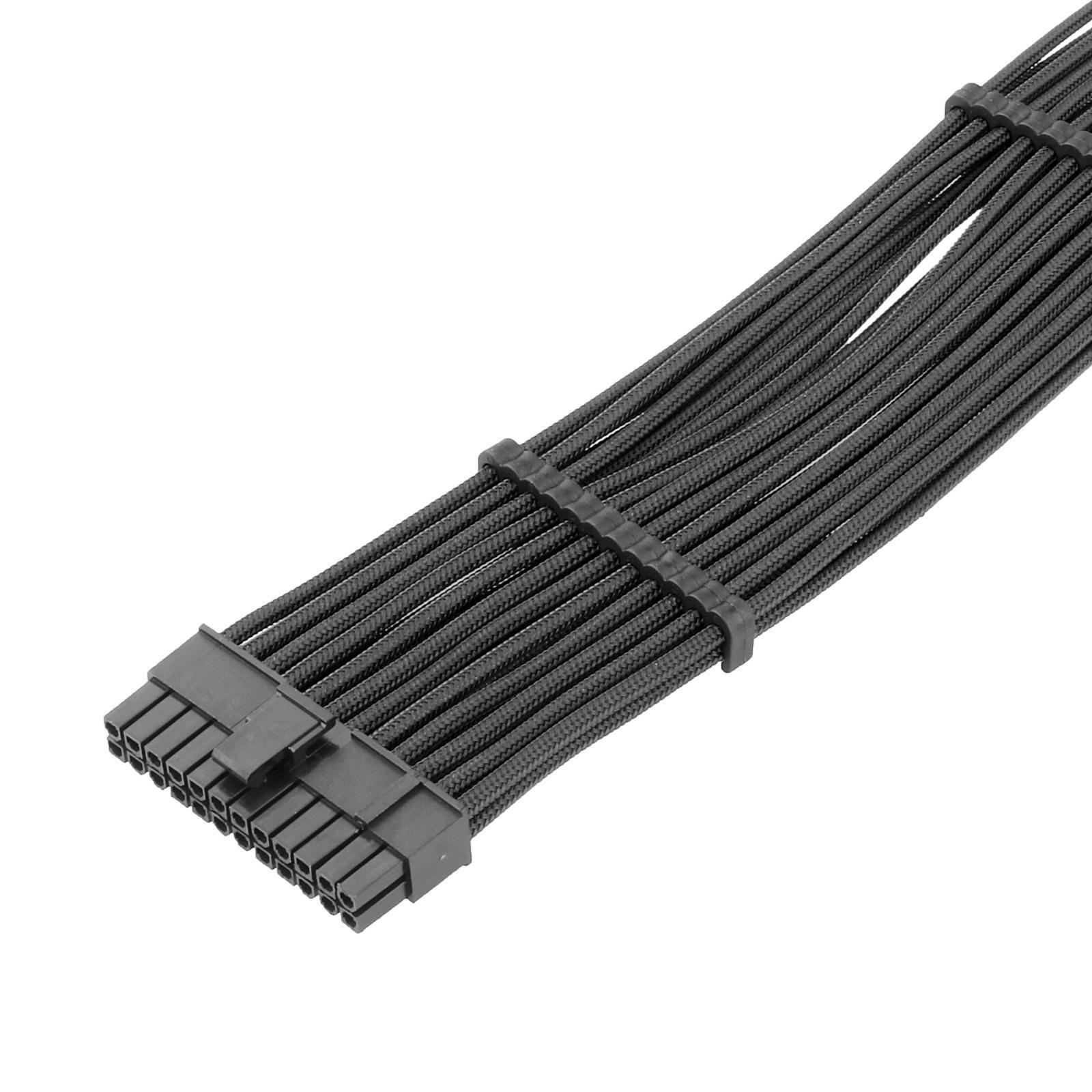 30cm 24Pin PSU Extension Cable Female to Male for Modular Power Supply