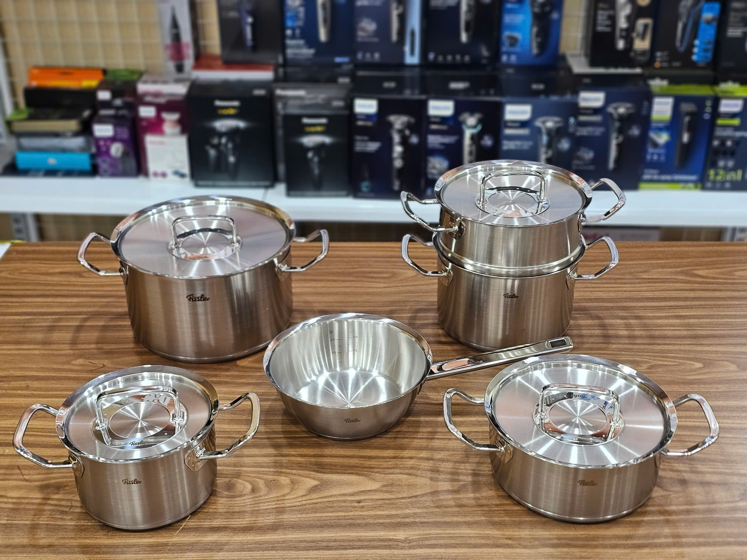Bộ Nồi Fissler Original Profi Collection Saucepan 6 Món cao cấp hàng chính hãng