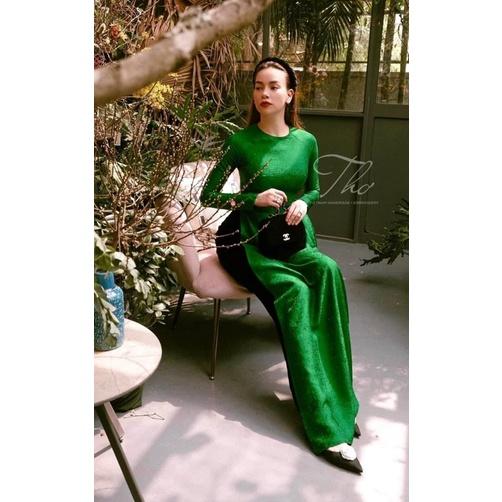 Áo dài gấm xanh Hồ Ngọc Hà, Áo dài truyền thống
