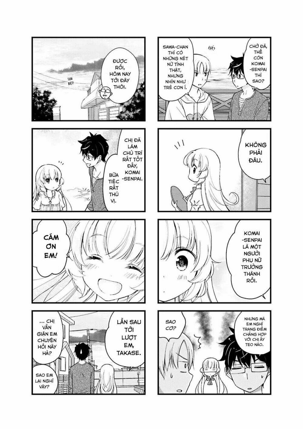 senpai nhỏ nhắn của tôi rất dễ thương chapter 9 9