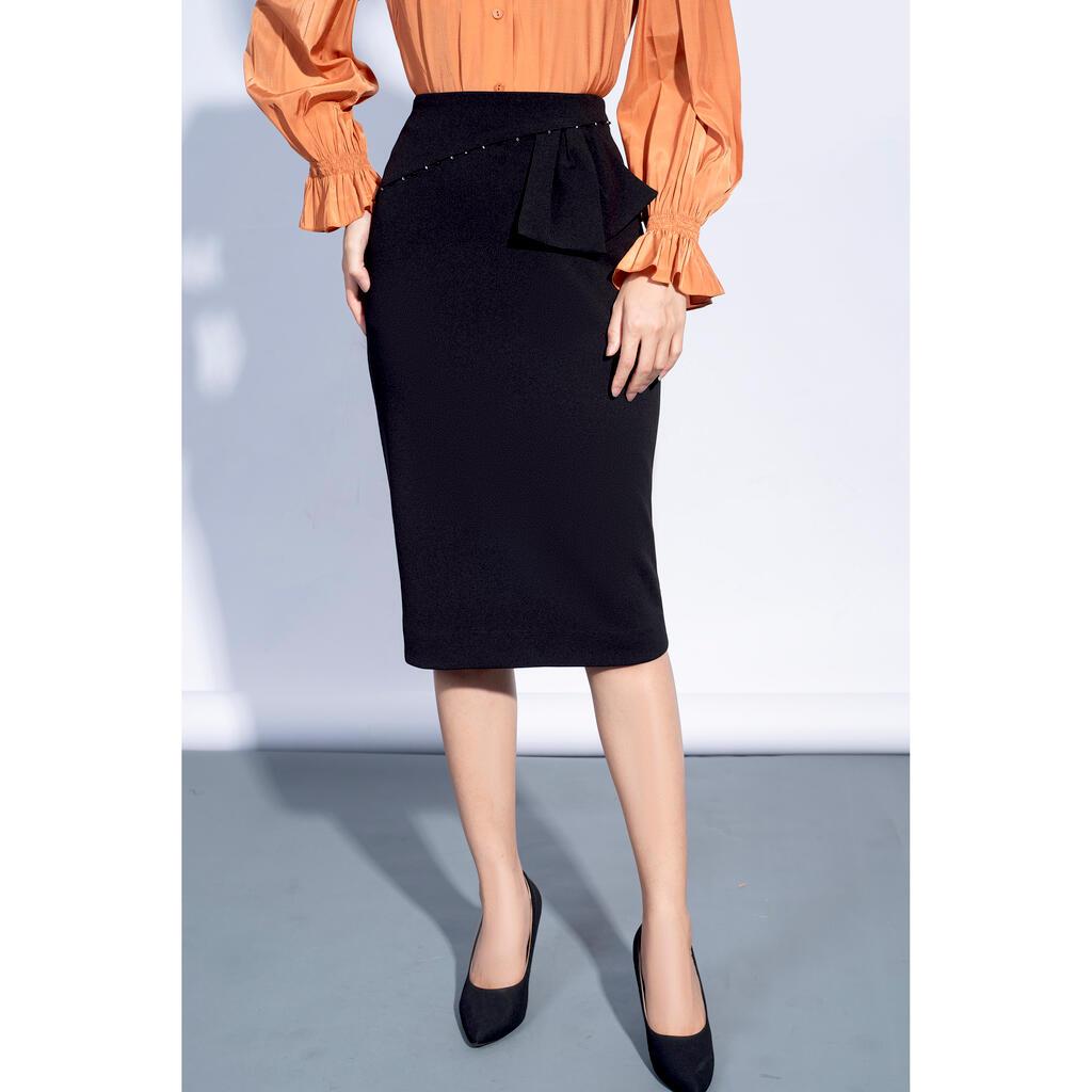 Sơ mi cổ V nhún bèo MMOutfit M-AO060421152