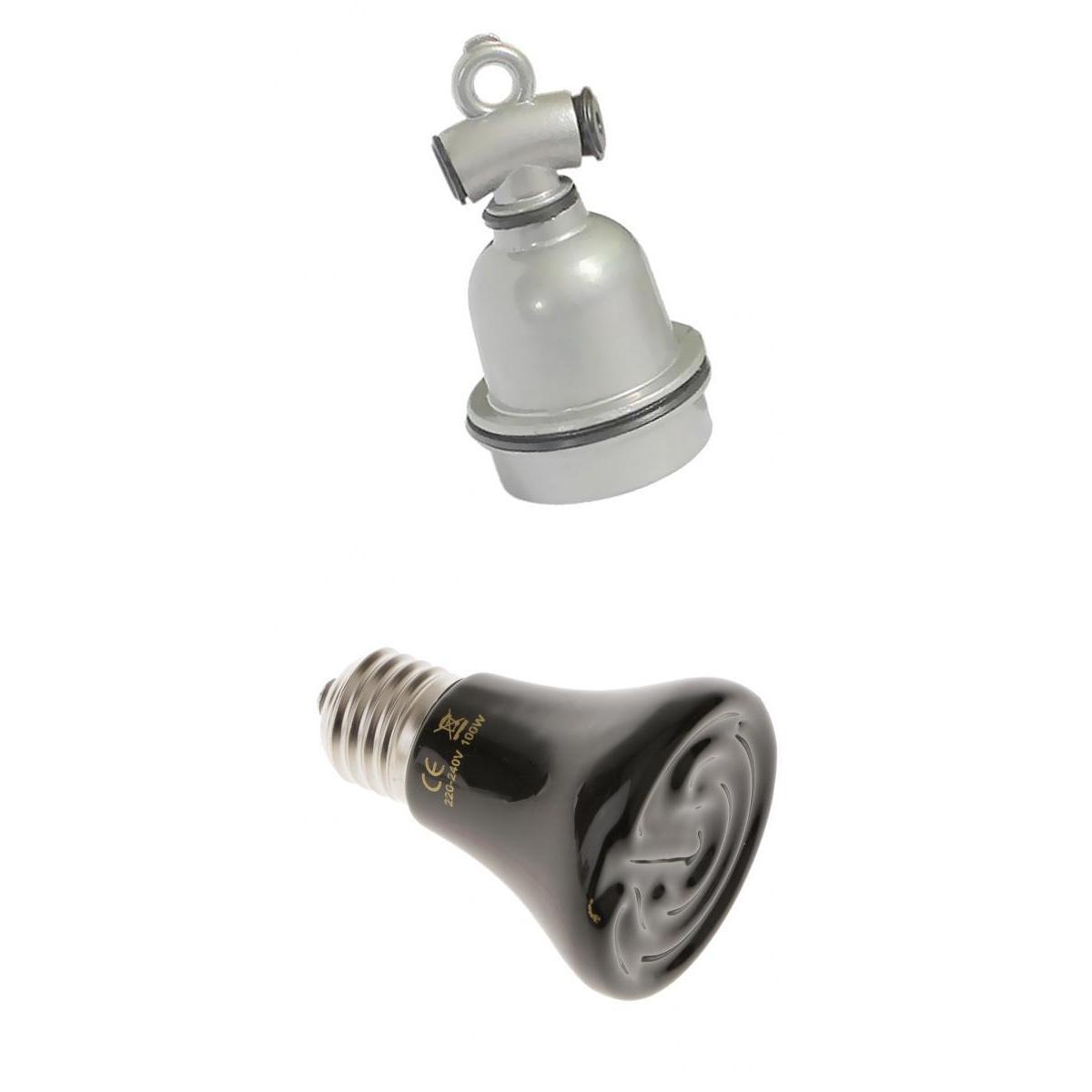E27 Heat Lamp Holder Light Adapter Pig Lamp Holder For Pigs Cows 220V-240V