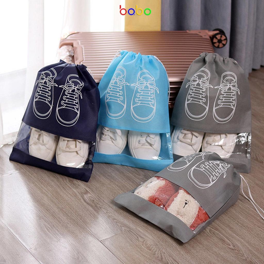 Túi đựng giày Dây rút chống bụi du lịch không thấm nước vải không dệt babo
