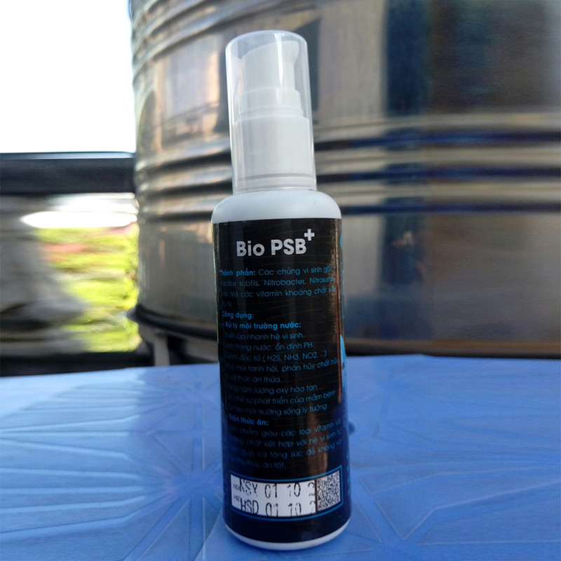 Men Vi Sinh Bio PSB 100ml làm trong nước, bổ sung Vitamin, ổn định PH cho bể cá, hồ cá cảnh