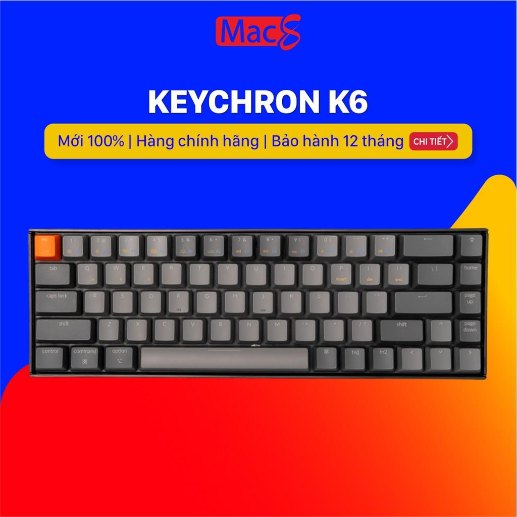 Keychron K6 - Bàn phím cơ Keychron K6 Bản Nhôm- Hàng chính hãng