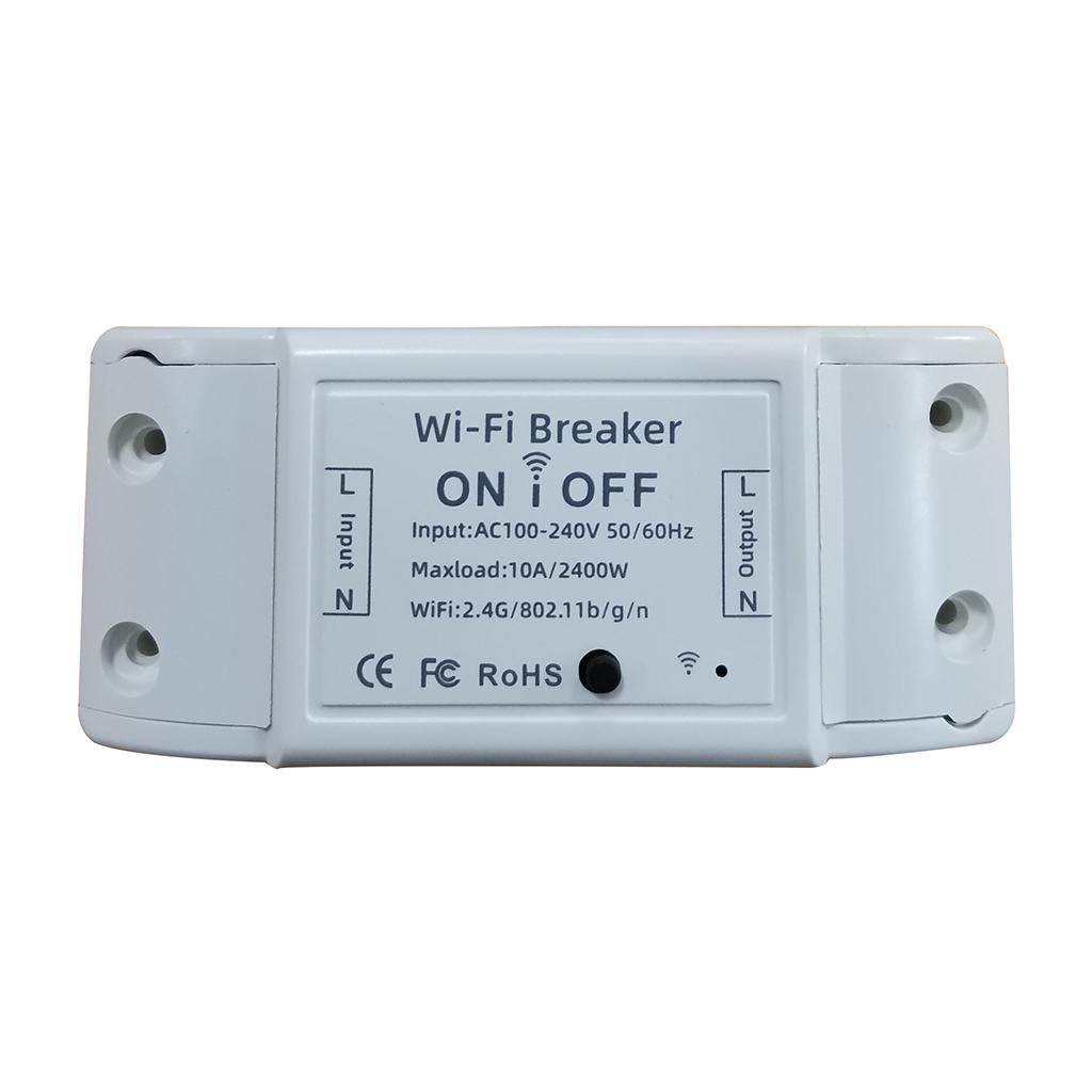 10A Smart WiFi Wireless Light Switch, Universal DIY Module for Smart Home Automation Solution, Works with Amazon Alexa Home Assistant, No Hub Required
