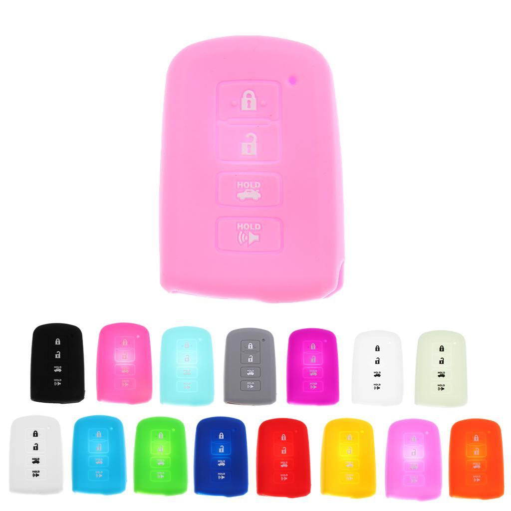 Silicone Car Key Shell Fob Case Cover for   RAV-4