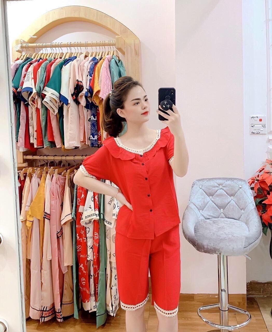Đồ bộ nữ viền ren siêu xinh 